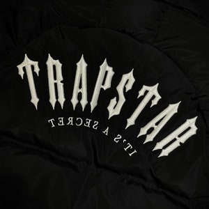 Trapstar Irongate ARCH PUFFER AW23 BLACK jacket Fast shipping image 3