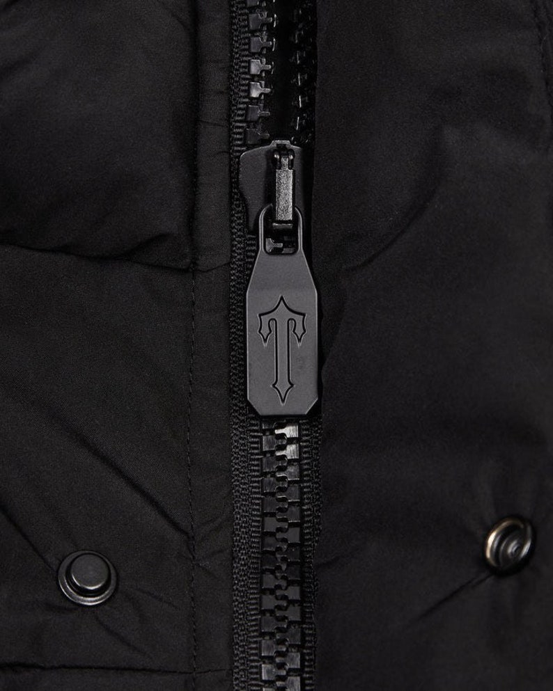 Trapstar Irongate ARCH PUFFER AW23 BLACK jacket Fast shipping image 5