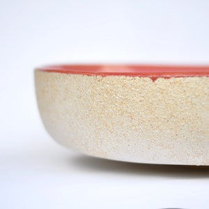 Handmade Ceramic sink - Pink haze (flat)