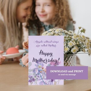 Grußkarte zum Muttertag / Geschenk für die beste Mama / Vorlage zum Ausdrucken oder Digital / Aufmerksamkeit zum Feiertag