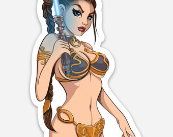 Slave Leia Sticker