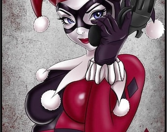 Harley Quinn Sticker – Queen of Diamonds, DC Comics Decal