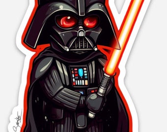 Sith Lord's Legacy: Darth Vader Sticker by Sutton Kane