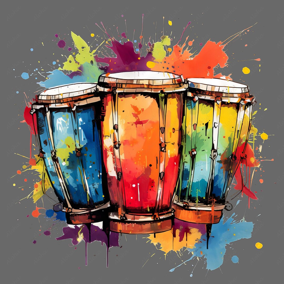 Conga Drum Clipart Transparent Background Highquality PNG Etsy