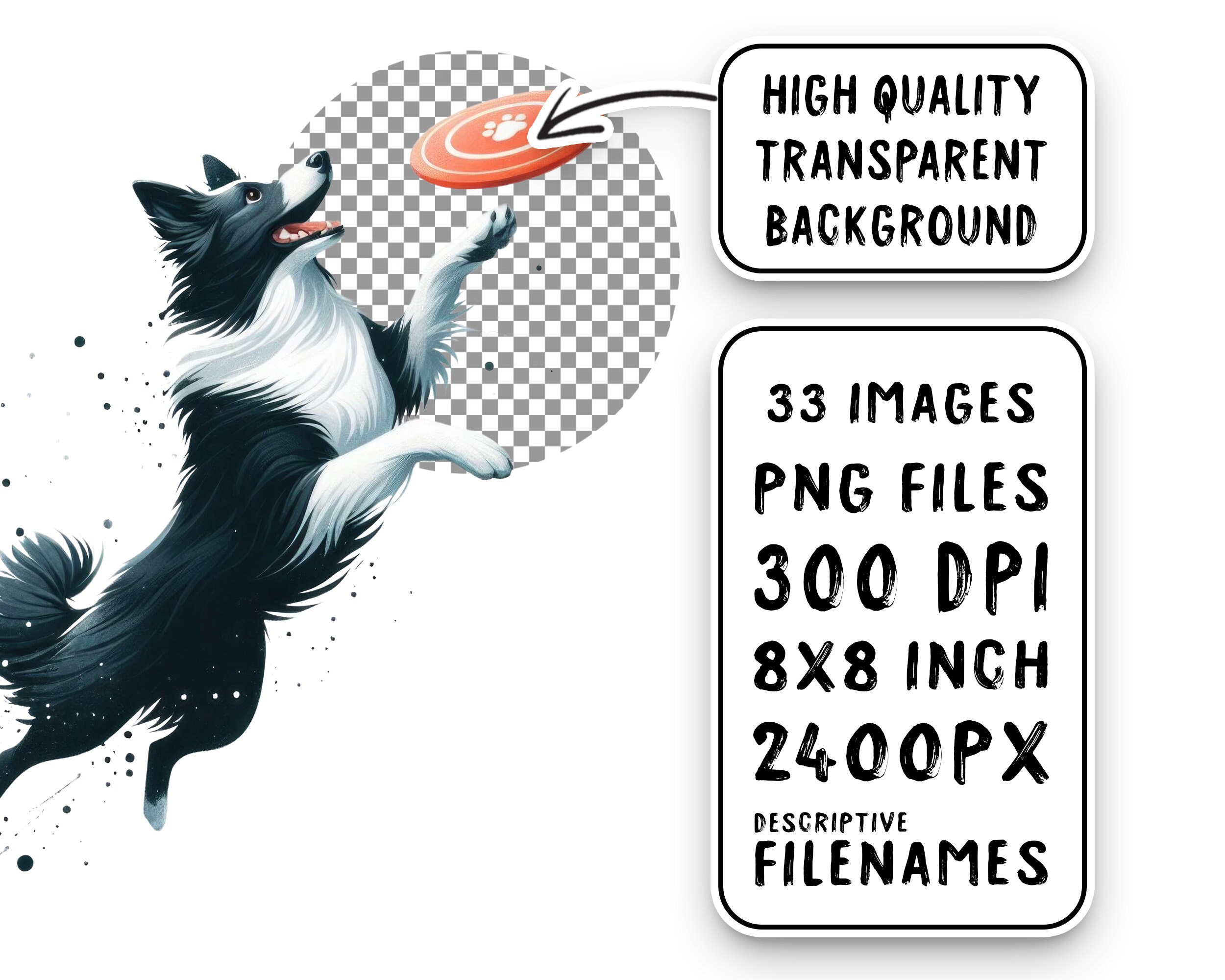 Dogs Watercolor Clipart Bundle - 33 High-quality PNG Images, Pet ...