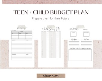 Teach Your Kids Financial Responsibility with our Budget Tracker Template for Children and Teenagers