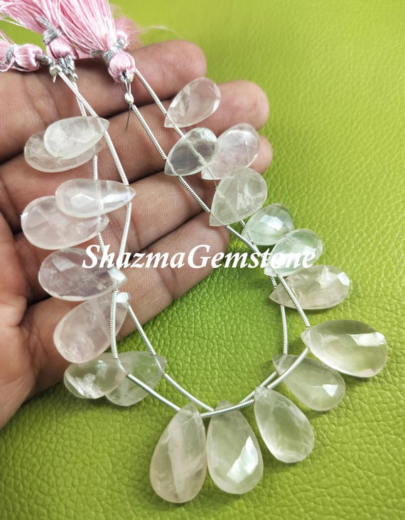 Perline lisce a forma di rondella in quarzo ciliegia da 4 mm, fili da 40 cm, perline di qualità AAA per la creazione di gioielli, perline sfuse. - Italia