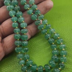 8&quot; natural green strawberry smooth watermelon shape beads strawberry beads strawberry jewelry semi precious stone