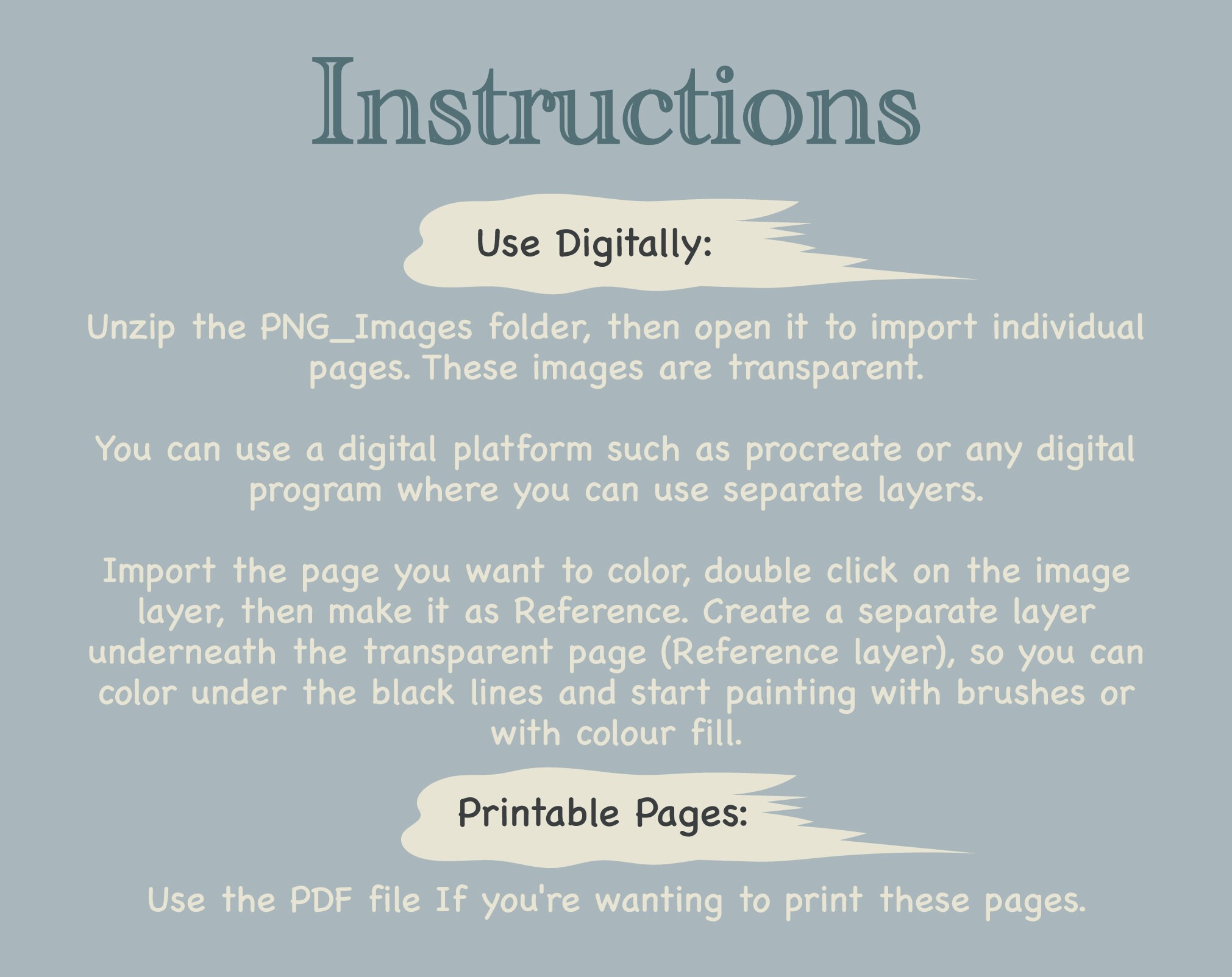 Mandala Coloring Pages, Printable, Digital, Procreate Coloring, Instant ...