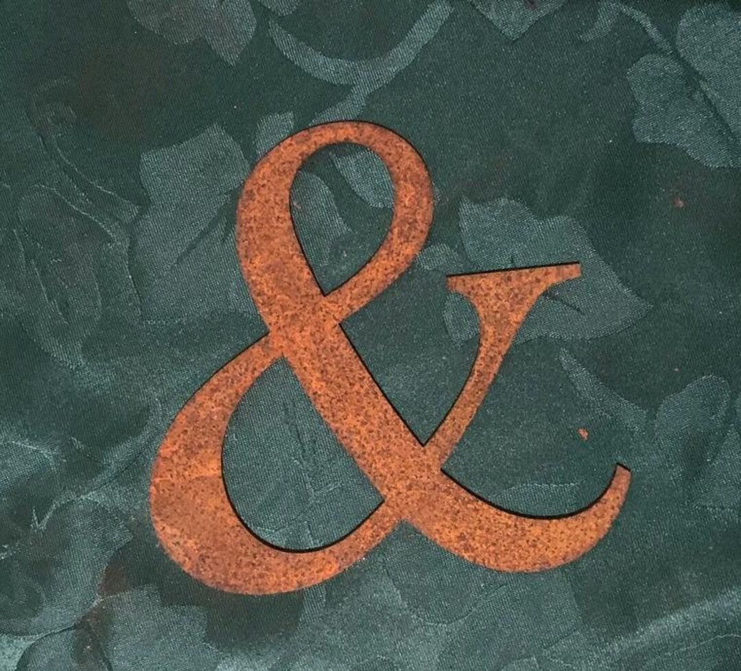 Rustic Metal Letters Etsy