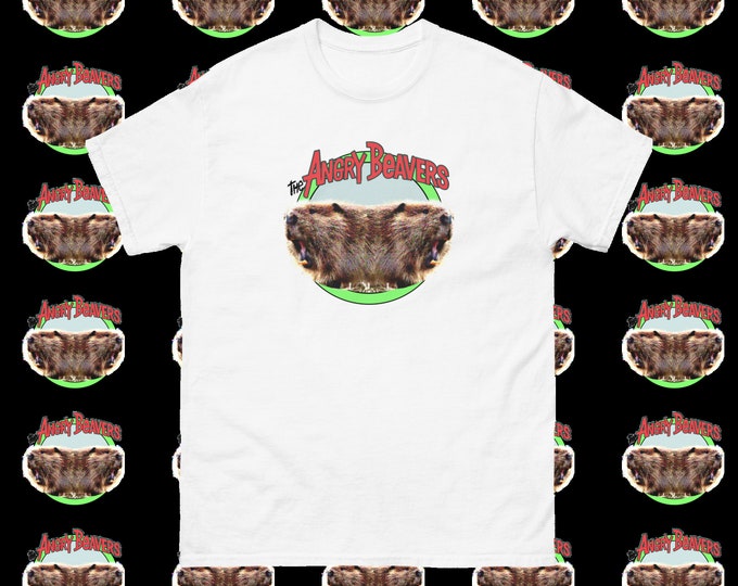 The Angry Beavers | Nickelodeon | Hyper Realistic | 90s Cartoon | Bootleg | Mashup | Funny T-Shirt