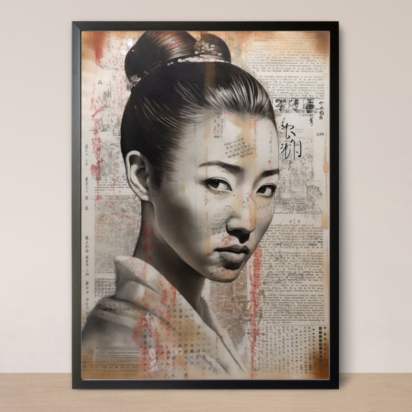 Captivating Geisha, Unique Geisha Girl Art Prints and Wall Art for a Stunning Oriental Home Decor