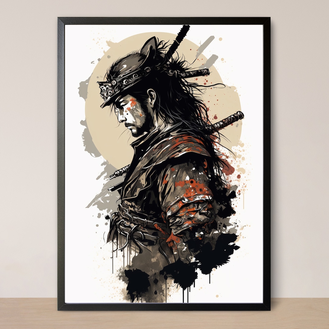 Japanese Samurai Warrior Art, Samurai Decor, Prints, Posters and Ukiyoe Wall Art for Home Decor