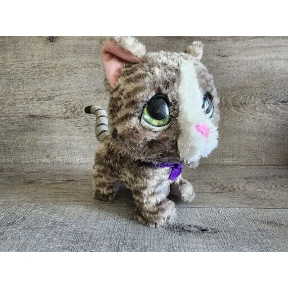 Furreal Walkalot big Wags Gray Cat Kitty Kitten No Leash Loveable Kitten Etsy