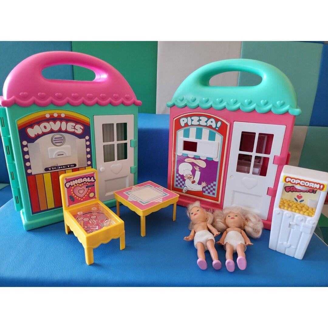 BAMBOLE BARBIE Anni '90 Pizza Play-set Pieghevole Forma