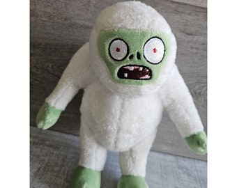 Plants vs Zombies Collector's Plush Yeti Zombie 10" Figure Soft and Cuddly