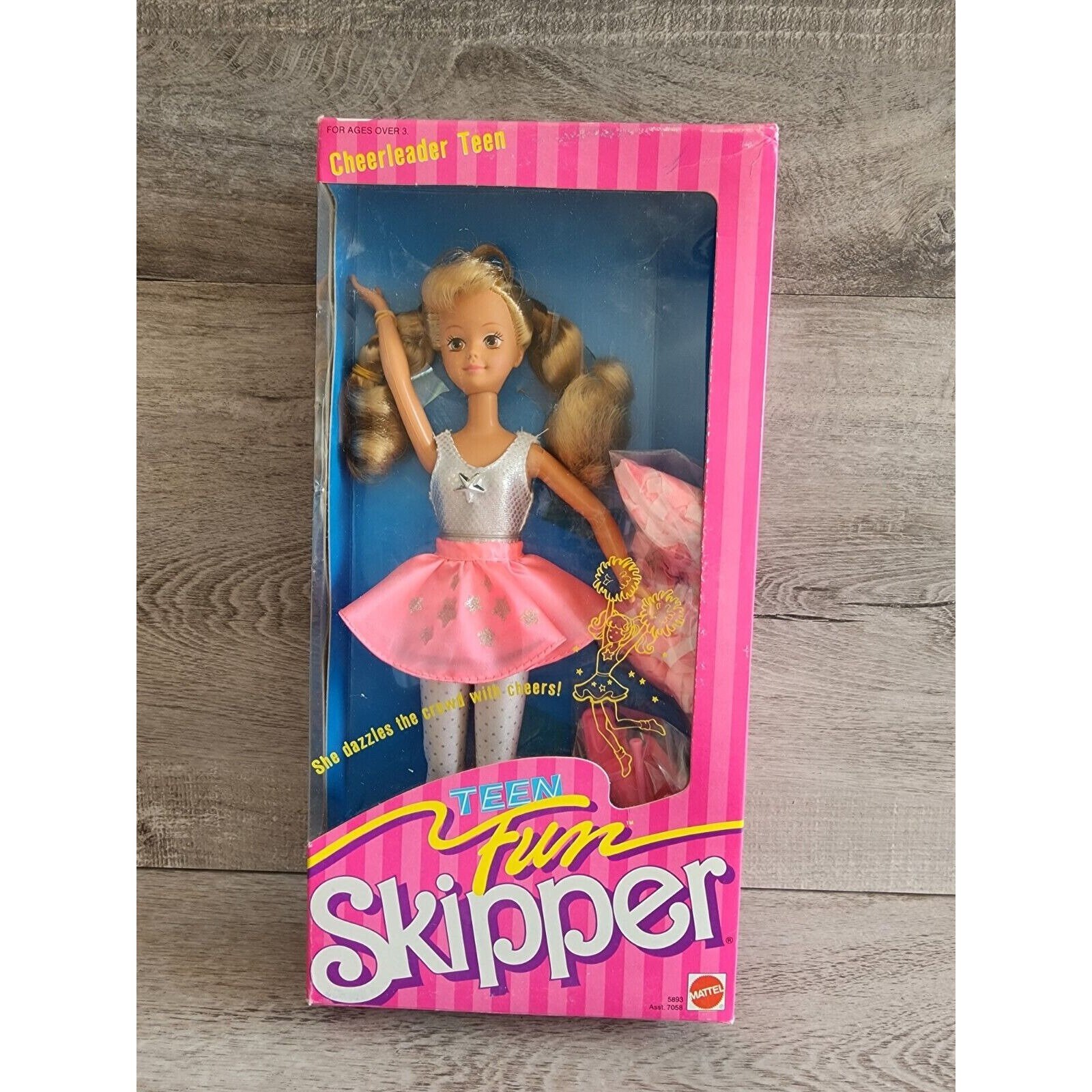 Vintage Barbie, Skipper, Blond, Collectible Doll, Old Toy, for Her, Mothers  Day Gift, Birthday Gift, Free USA Shipping, Mattel, Teen Fashion 