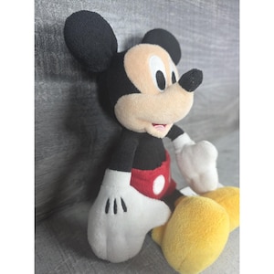 Disney Mickey Mouse Plush Beanie Stuffed Doll Toy Figure 9" b108 image 3