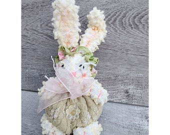 Jo-Ann Fabrics Easter Bunny Spring Decor Plush Stuffed Animal Small 2006