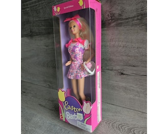 Vintage 1990s Easter Barbie Doll Special Edition 1996 Mattel New NRFB
