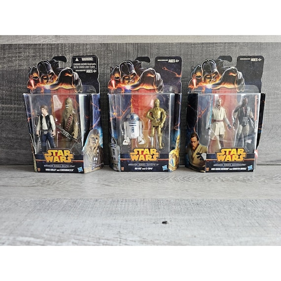 Star Wars Mission Serieshan Solo Chewbacca R2D2 C3PO Obi Wan +