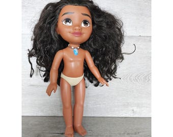 Disney Moana 14"Puppe Jakks Pacific W Halskette Prinzessin