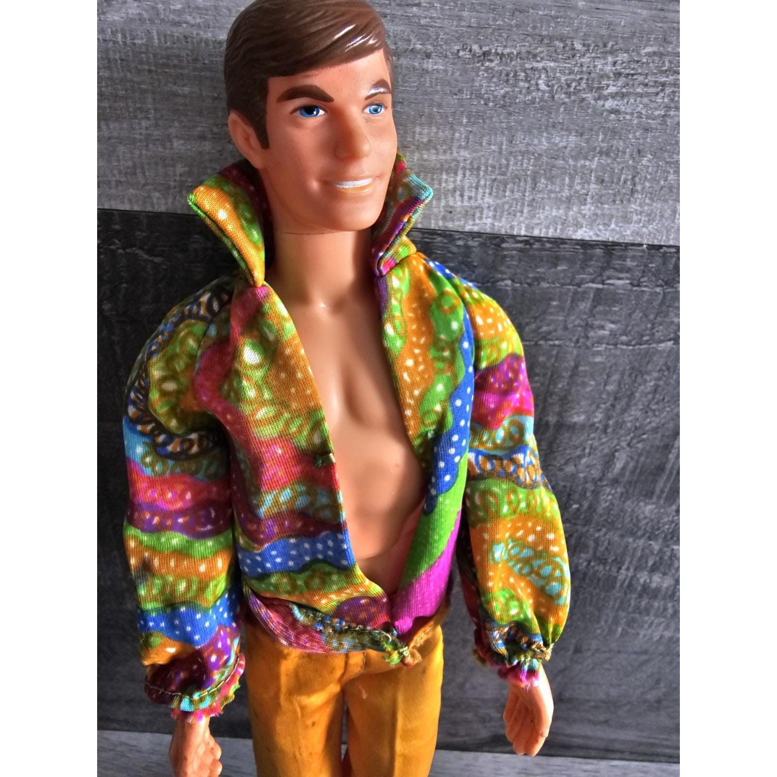 幻品TOY STORYムービーモデルLIVE ACTION Kenマテル71年製 Vintage 1971 Barbie Live Action Ken Doll Mattel No. 1159 Groovy