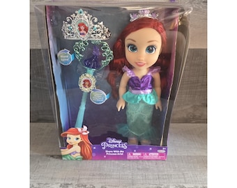 ディズニー　リトルリトルマーメイド　アリエル　洋書　置物　ヴィンテージ 美しいヴィンテージ 1992年 リトル・マーメイドの宝箱「魔法のメロディ