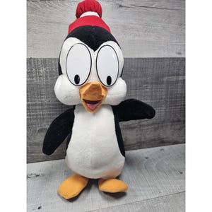 Vtg 15" Chilly Willy Plush Stuffed Animal Cartoon Penguin Toy Network 2003 G15