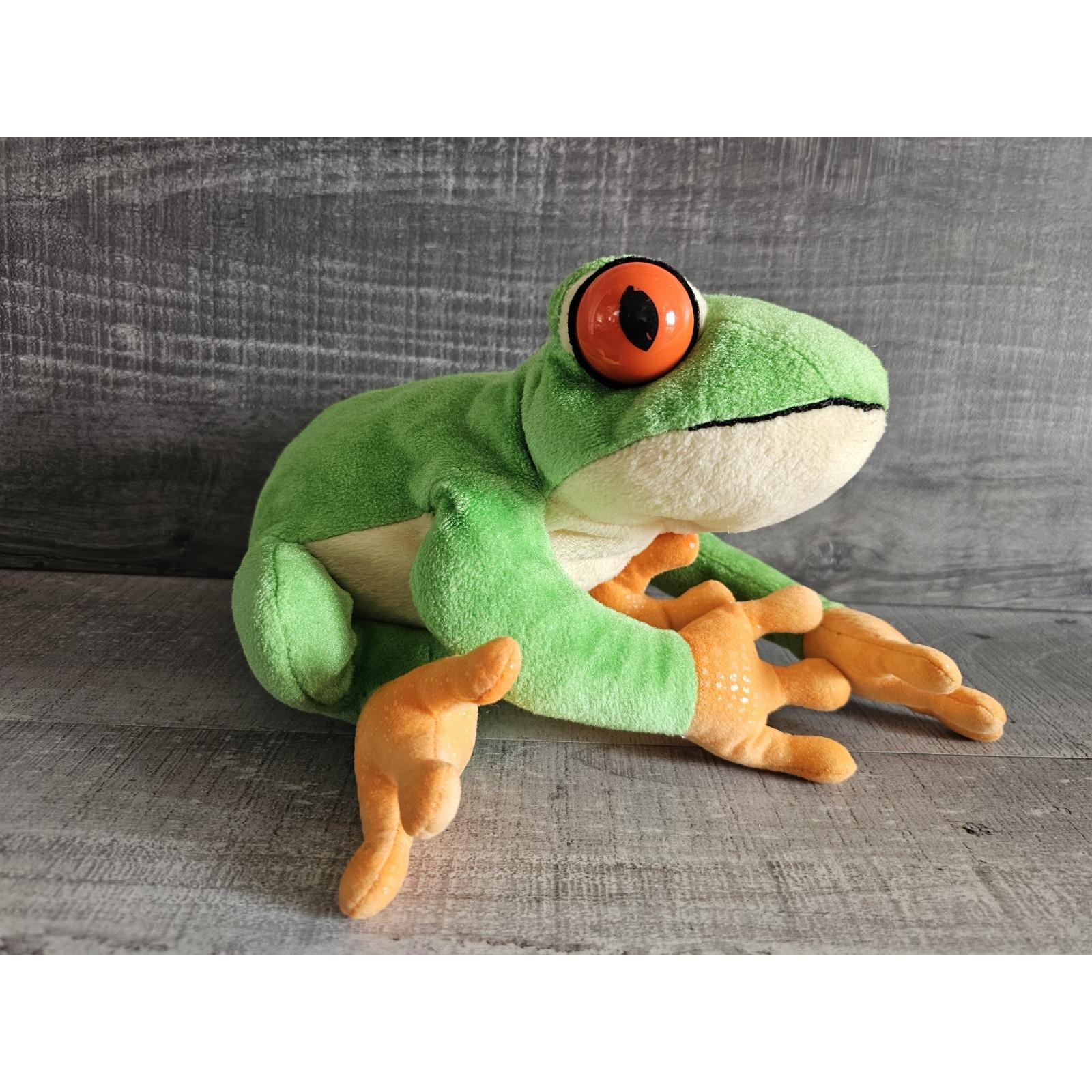 オーロラフロプシーズ カエルぬいぐるみ 斑点のある緑色のアマガエル