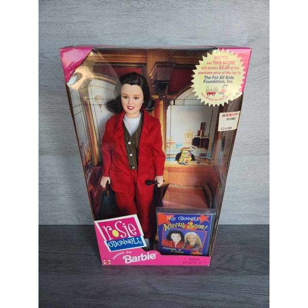 Vtg Barbie ROSIE O’DONNELL Activity Zone 1999 #22016 New