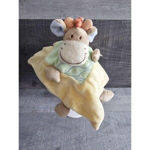 RARE Simba Toys Giraffe Yellow Plush Soother Baby Security Blanket Lovey HTF