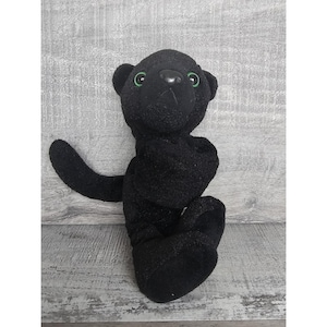 Wild Republic Huggers Black Panther Cat Plush Slap Bracelet Animal Toy