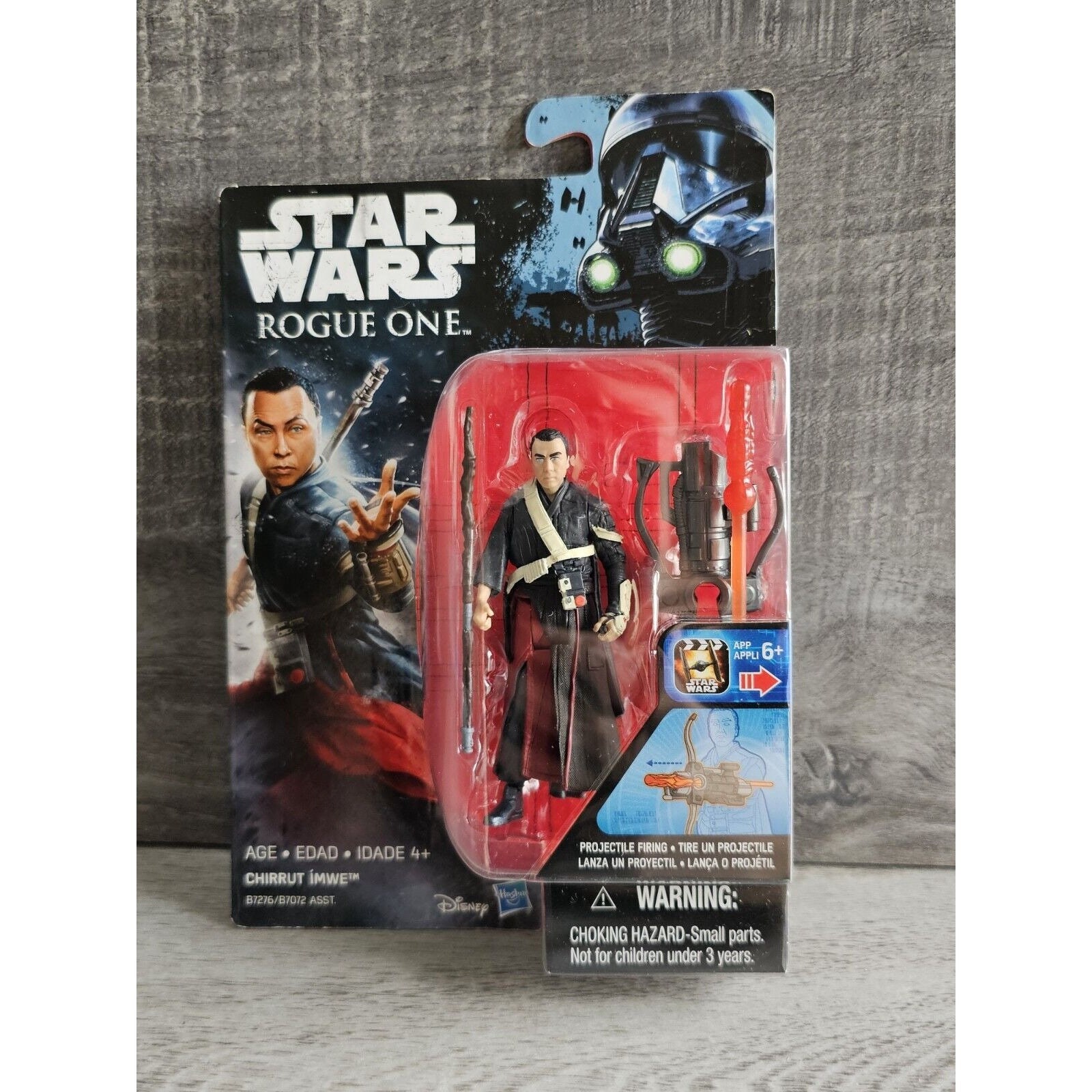 Hasbro Star Wars Rogue One CHIRRUT IMWE 3.75 Projectile Firing