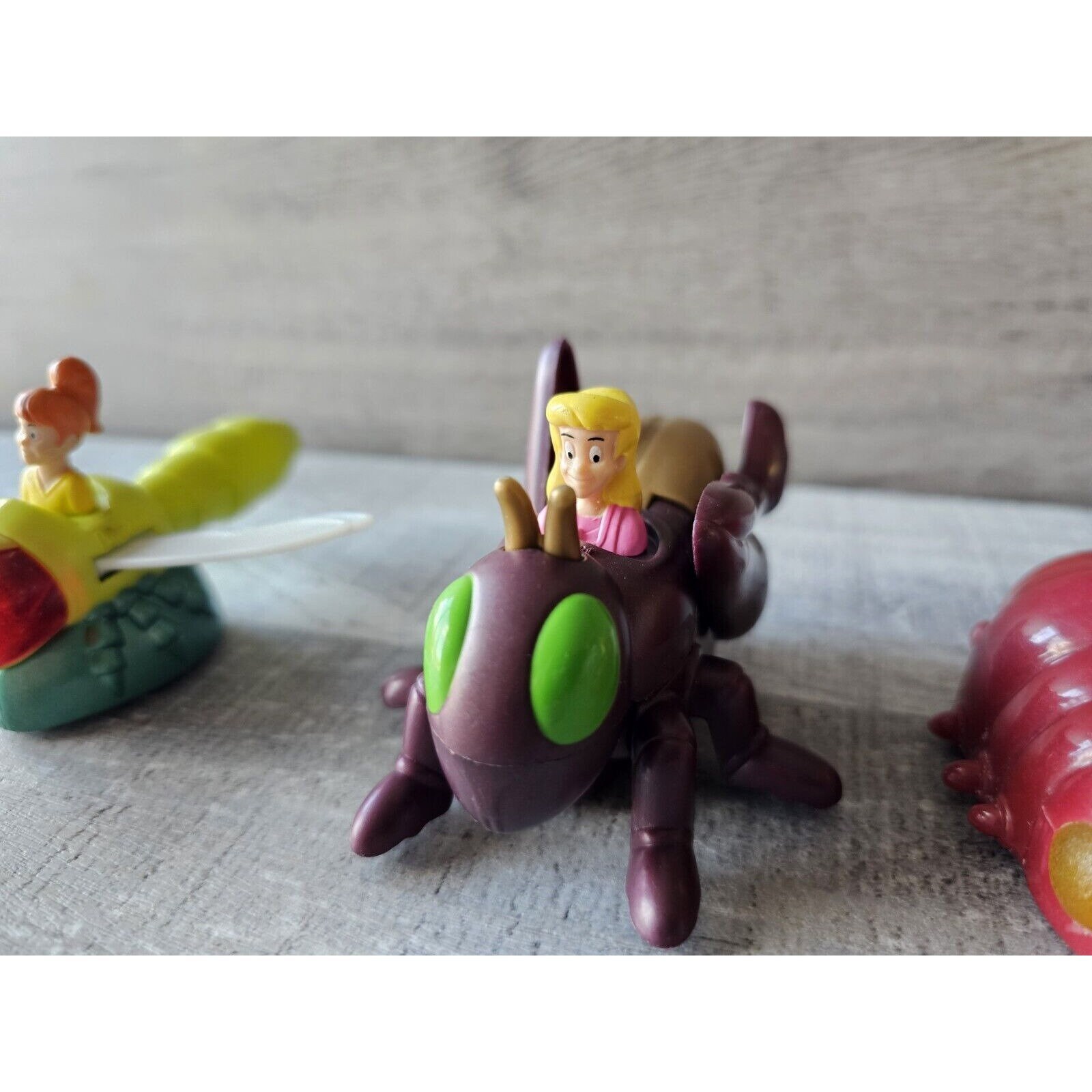 Vtg 1998 Burger King Kids Club Bug Riders Toys Grasshopper