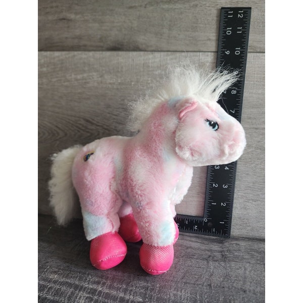 Webkinz Plush Stuffed Pink Pony Horse Ganz no code EUC