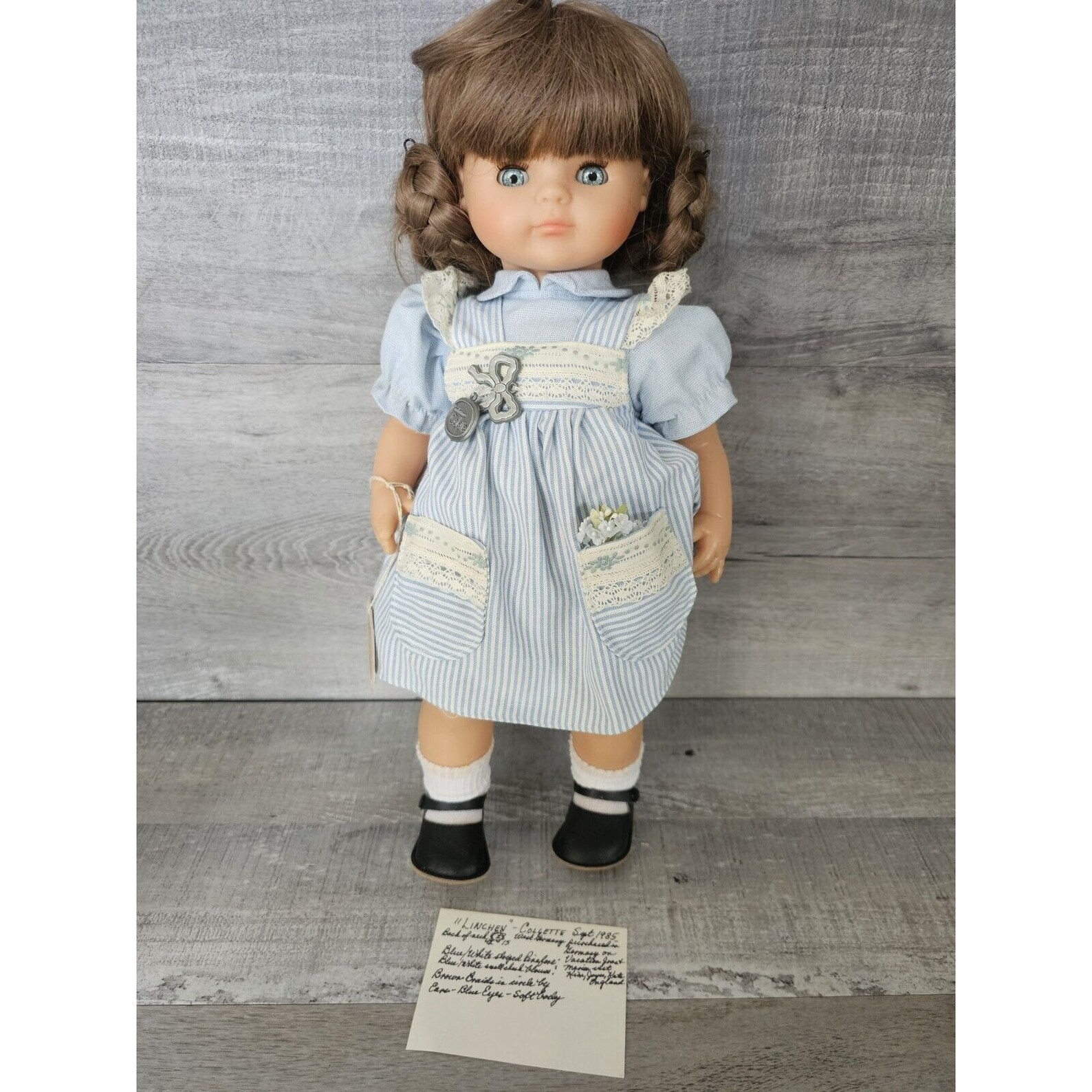 Poupée Colette Zapf Creation Collection Brigitte LENAN Année 1988 28Cm