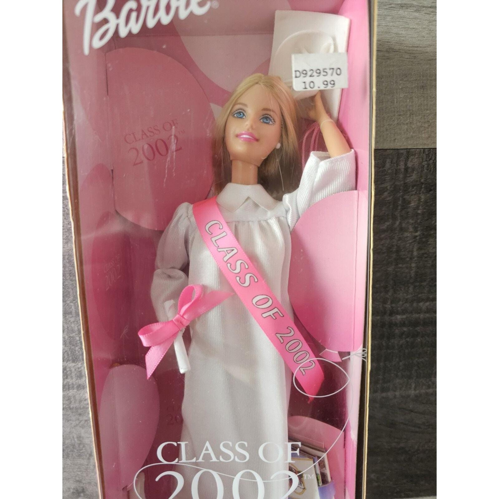 Barbie Class of 2002 Graduation Barbie Doll Blonde White Gown #50500 New  Nrfb - Etsy