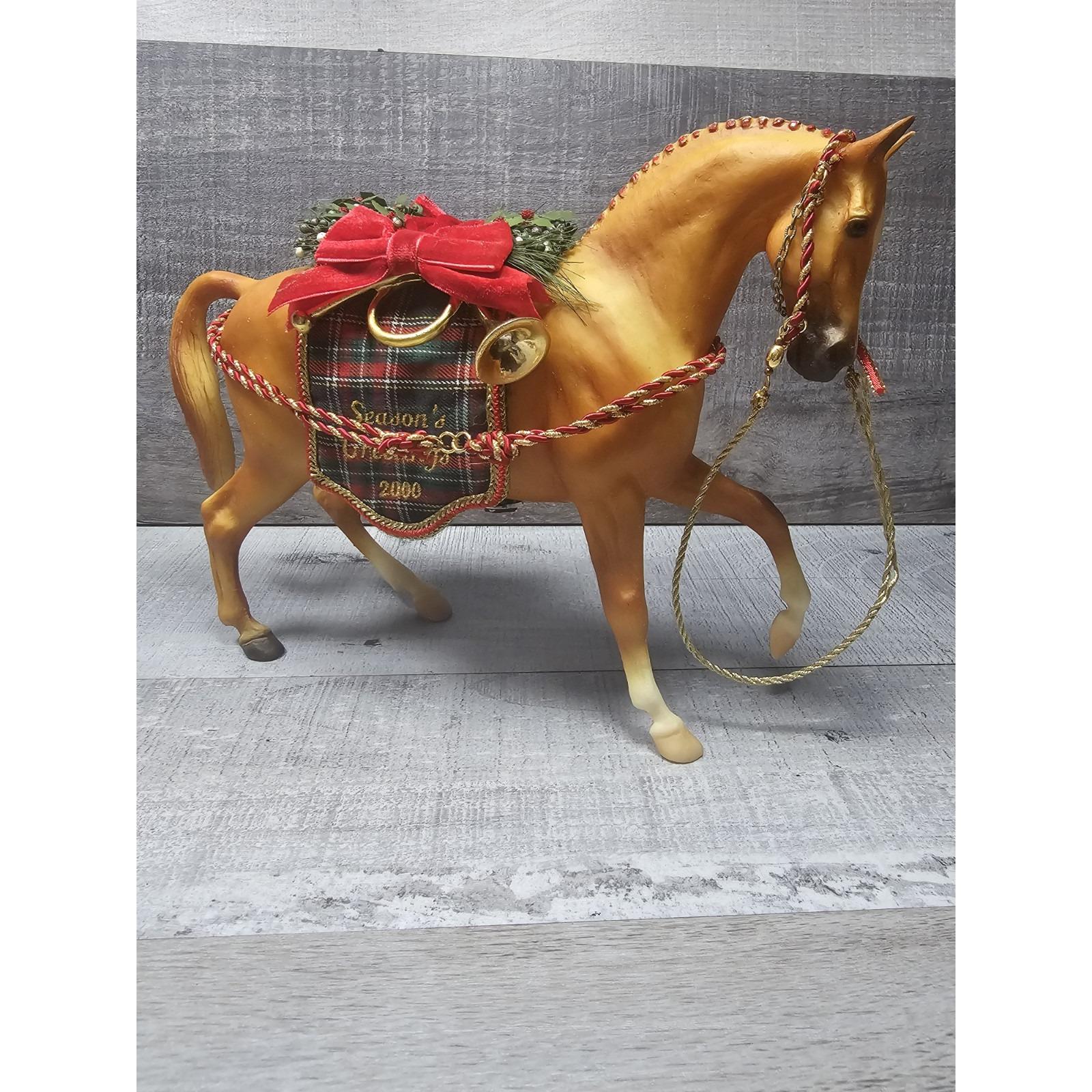その他 A. BREYER 2000 Holiday Hunt Breyer HOLIDAY HUNT 2000 Christmas Holiday Horse 4th in Series