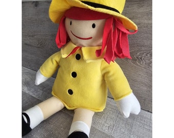 Kohls Cares MADELINE Yellow Dress Hat Red Hair Plush Stuffed