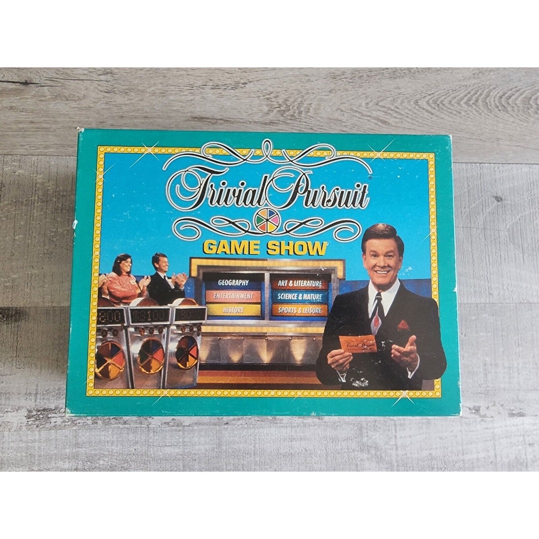 Trivial Pursuit Game Show Vintage Family Game Parker Bros 1993 - Etsy