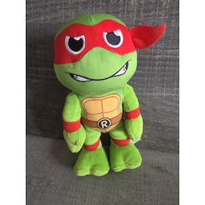 Muñeco de peluche de Raphael de las Tortugas Ninja de Legend Toys, 8" con máscara roja b252