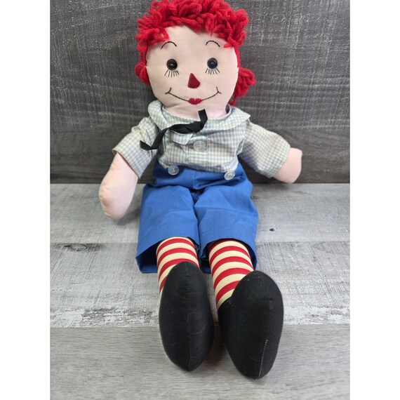 Raggedy　ジョジーン　ペアドール　アン　アンディ　38cm 　レア Vintage Handmade 20