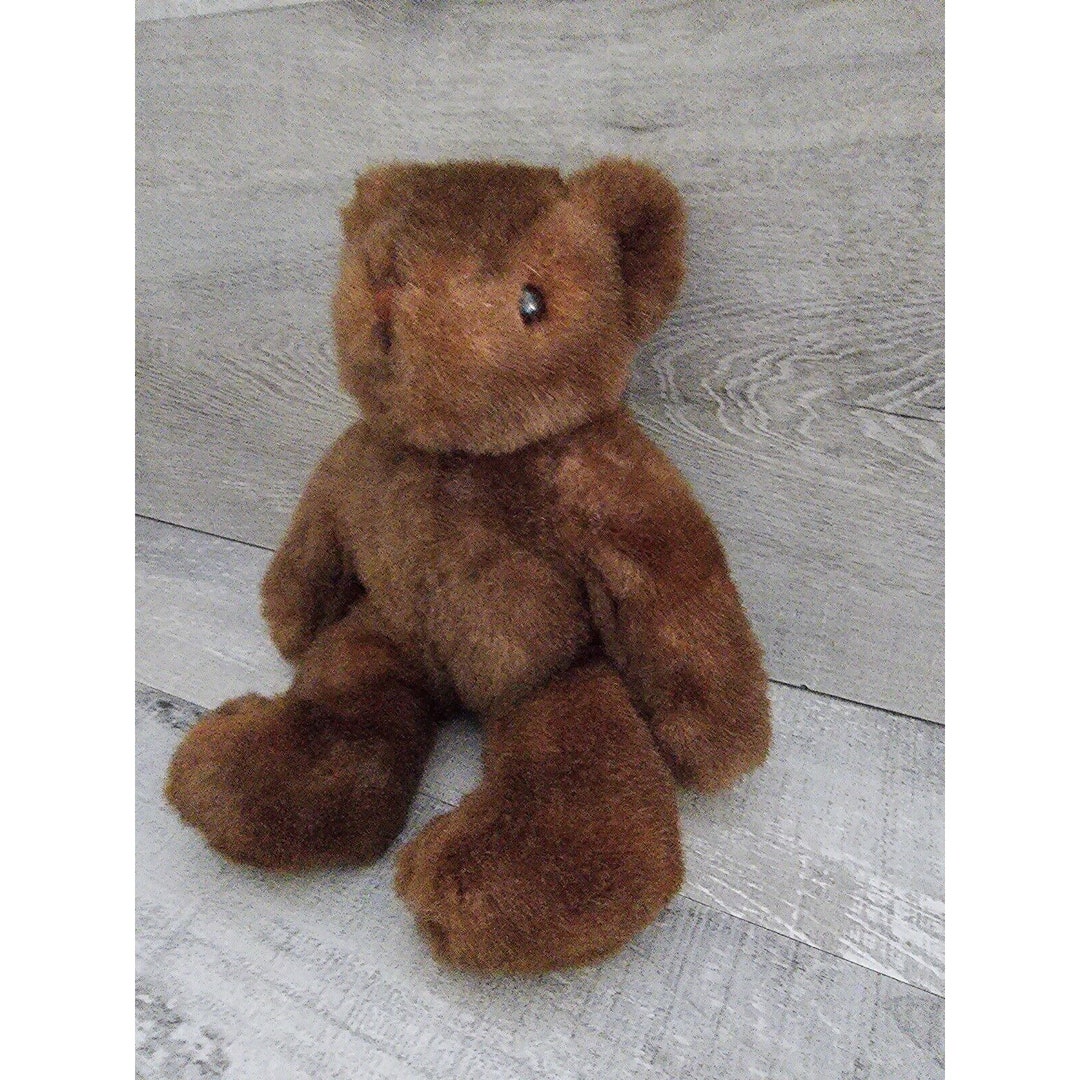 Vtg TY Baby PJ Brown Teddy Bear Plush Stuffed Animal 1995 Soft 11" - Etsy