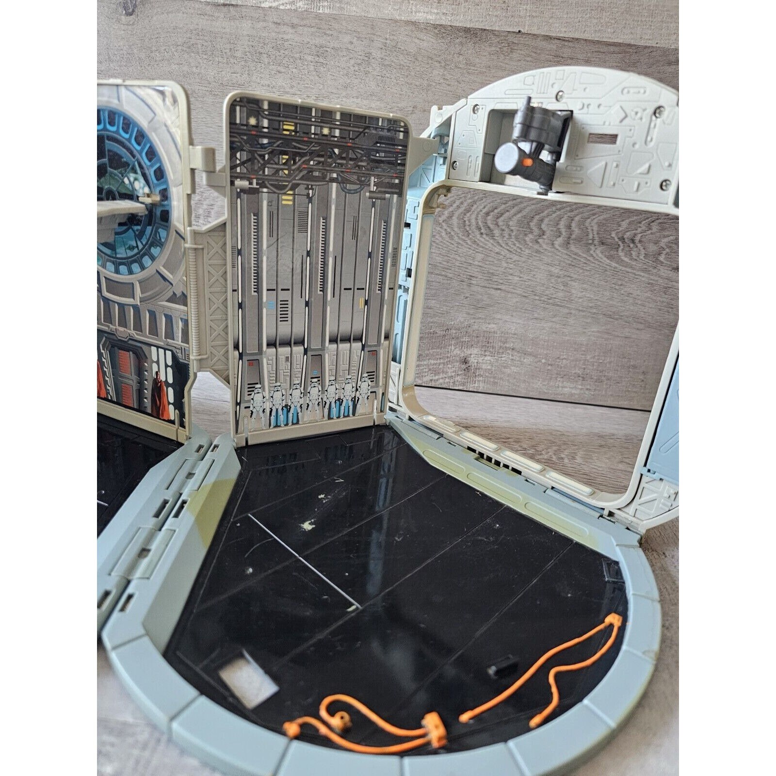 STAR WARS ターンテーブル ⭐ Star Wars Death Star Superlaser Tunnel Station for 3.75