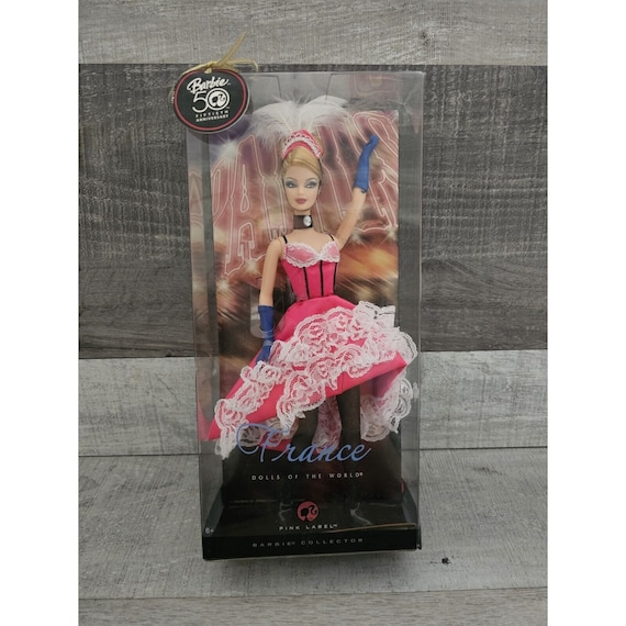 Barbie Collector Pink Label France Dolls of the World 50th