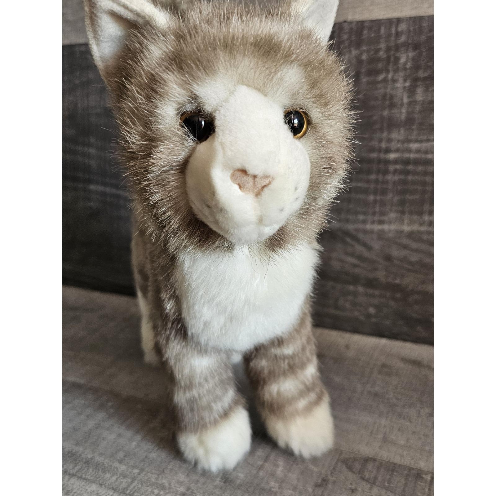 ZIPPER the Plush Gray Tabby Cat Stuffed Animal Douglas Cuddle Toys