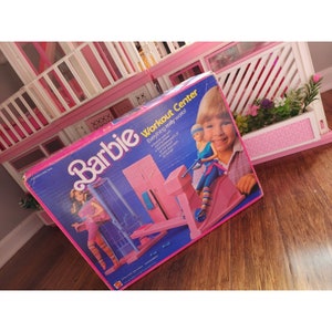Vintage Barbie Workout Center Playset Gym 1984