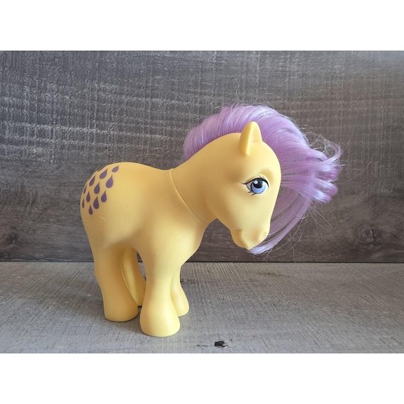 Mon Petit Poney HASBRO G1 LEMONDROP Rare - 1982 - Variant Yeux Violets - Occasion