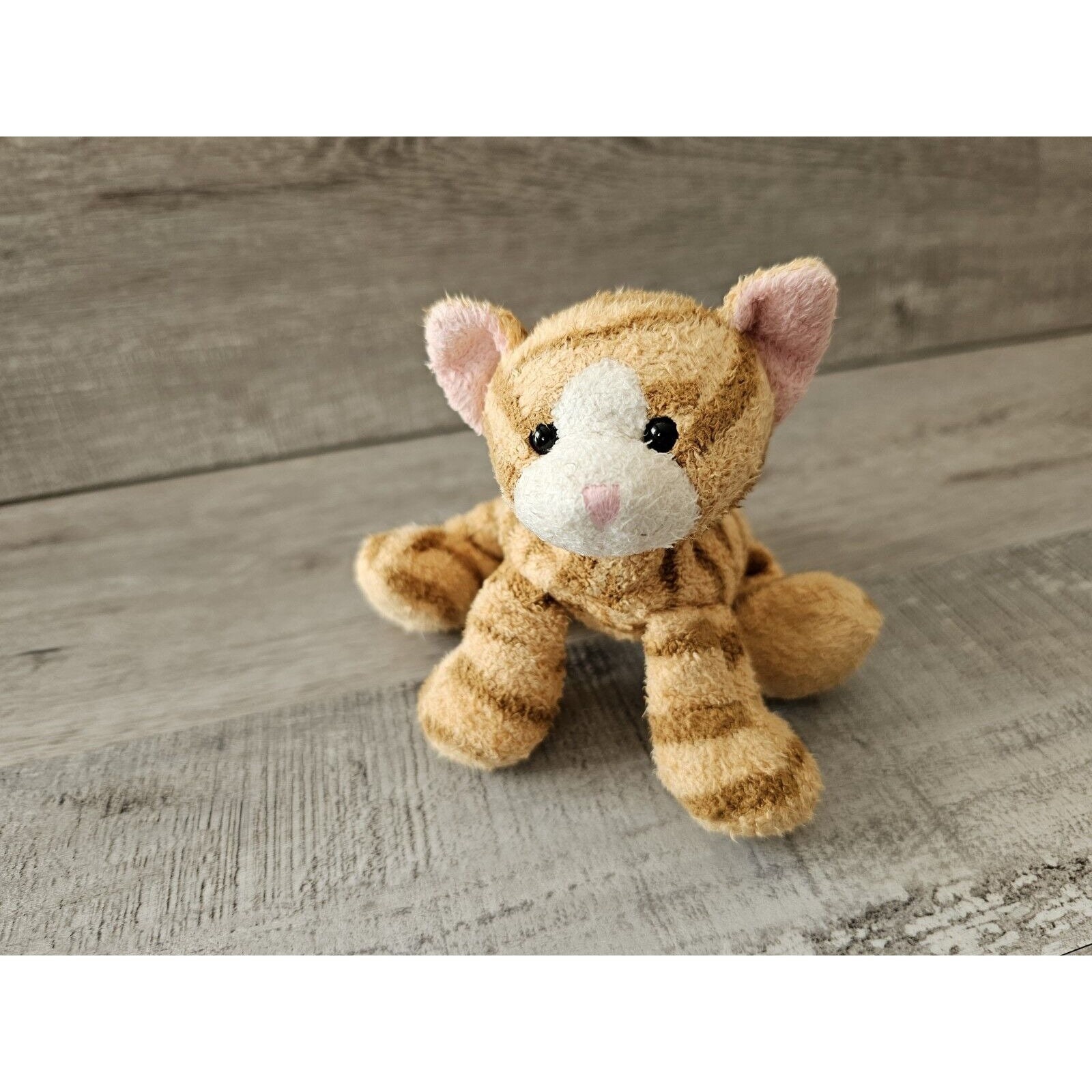 Russ Tabbies Luv Pets Tabby Cat Mini Plush Stuffed Orange Stripe